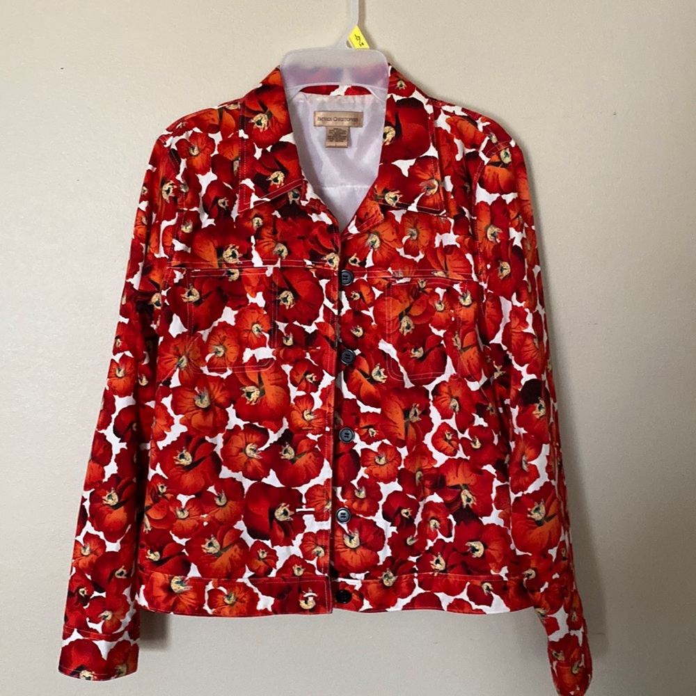 Womens Floral Blazer/Jacket